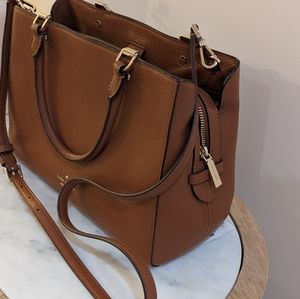 NWOT Kate Spade brown leather handbag satchel